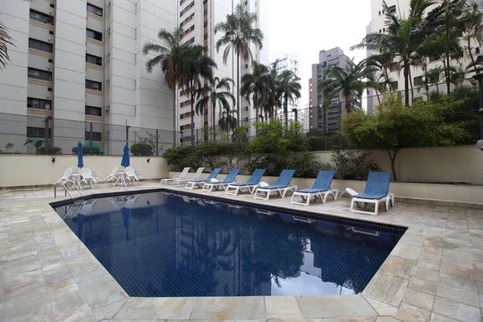 Área Comum - Piscina de apartamento à venda com 4 quartos, 236m² em Indianópolis, São Paulo