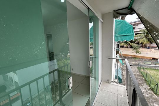 Varanda da Sala de apartamento para alugar com 2 quartos, 58m² em Marechal Hermes, Rio de Janeiro