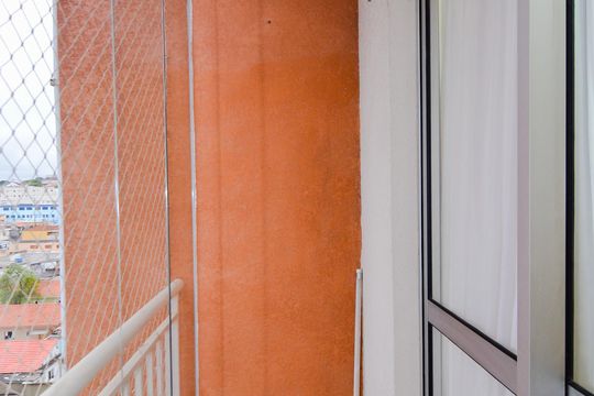 Varanda da Sala de apartamento para alugar com 2 quartos, 50m² em Jardim Rossi, Guarulhos