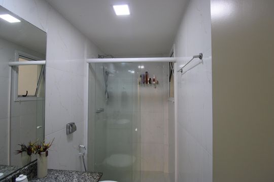 Banheiro social de apartamento à venda com 3 quartos, 91m² em Freguesia (jacarepaguá), Rio de Janeiro