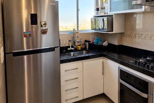 Cozinha de apartamento à venda com 3 quartos, 120m² em Cabral, Contagem