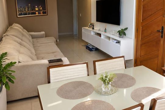 Sala de apartamento à venda com 3 quartos, 120m² em Cabral, Contagem