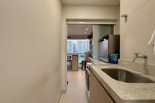 Área de Serviço de apartamento à venda com 2 quartos, 68m² em Jardim Dom Bosco, São Paulo