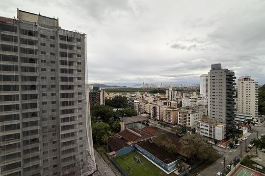 Vista de apartamento para alugar com 2 quartos, 75m² em Vila Alzira, Guarujá