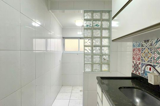 Cozinha de apartamento para alugar com 1 quarto, 50m² em Pinheiros, São Paulo