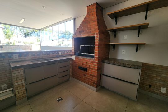 Área externa de apartamento para alugar com 3 quartos, 180m² em Bairro da Glória, Contagem