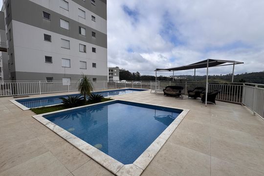 Área comum - Piscina de apartamento para alugar com 2 quartos, 46m² em Jardim Pioneira, Cotia