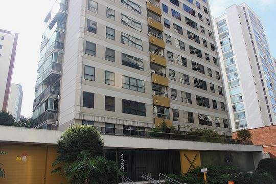 Fachada de apartamento para alugar com 1 quarto, 80m² em Bela Vista, São Paulo