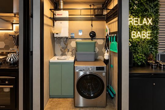 Área de Serviço de apartamento para alugar com 1 quarto, 80m² em Bela Vista, São Paulo