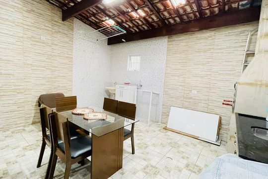 Área privativa/ Churrasqueira de casa de condomínio para alugar com 2 quartos, 85m² em Chácara Real (caucaia do Alto), Cotia