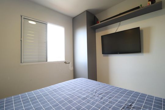 Quarto 2 de apartamento para alugar com 2 quartos, 43m² em Alto Umuarama, Uberlândia
