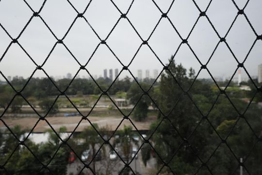 Vista sala de apartamento para alugar com 2 quartos, 34m² em Jurubatuba, São Paulo