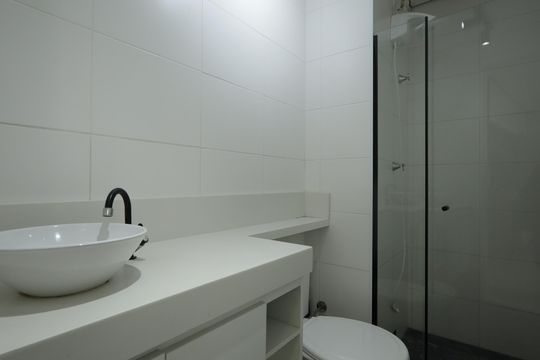 Banheiro de apartamento para alugar com 2 quartos, 34m² em Jurubatuba, São Paulo