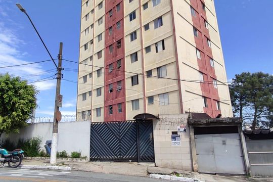 Fachada de apartamento à venda com 2 quartos, 60m² em Jardim Maria Leonor, Diadema