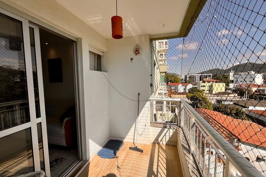 Varanda da Sala de apartamento à venda com 3 quartos, 69m² em Taquara, Rio de Janeiro