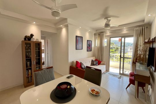 Sala de apartamento à venda com 3 quartos, 69m² em Taquara, Rio de Janeiro