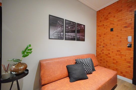 Sala  de apartamento para alugar com 1 quarto, 25m² em Centro, Florianópolis
