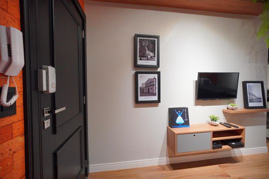 Sala  de apartamento para alugar com 1 quarto, 25m² em Centro, Florianópolis