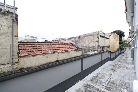 Vista da Sacada de apartamento à venda com 3 quartos, 97m² em Vila Tibiriçá, Santo André