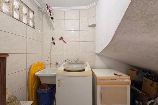 Lavanderia de apartamento à venda com 3 quartos, 97m² em Vila Tibiriçá, Santo André