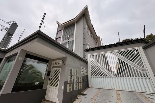Fachada de apartamento à venda com 3 quartos, 97m² em Vila Tibiriçá, Santo André