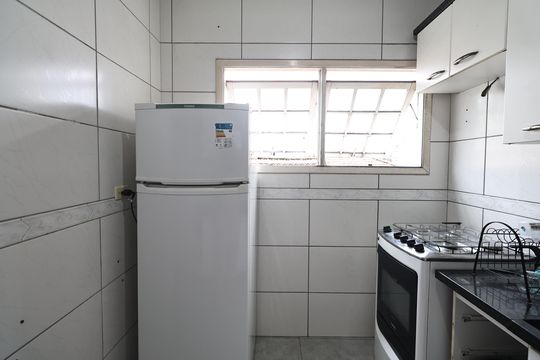 Cozinha de apartamento à venda com 3 quartos, 97m² em Vila Tibiriçá, Santo André
