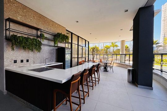 Área comum - Churrasqueira de apartamento para alugar com 3 quartos, 86m² em Alphaville Empresarial, Barueri
