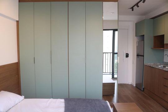 Quarto de apartamento para alugar com 1 quarto, 26m² em Barra Funda, São Paulo