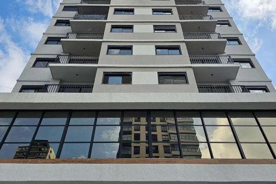 Fachada do Prédio de apartamento para alugar com 1 quarto, 26m² em Barra Funda, São Paulo