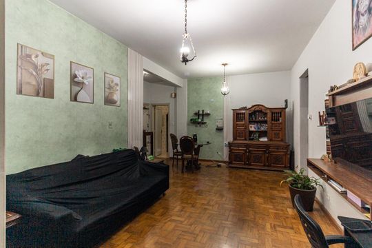 Sala de apartamento à venda com 1 quarto, 94m² em Higienópolis, São Paulo