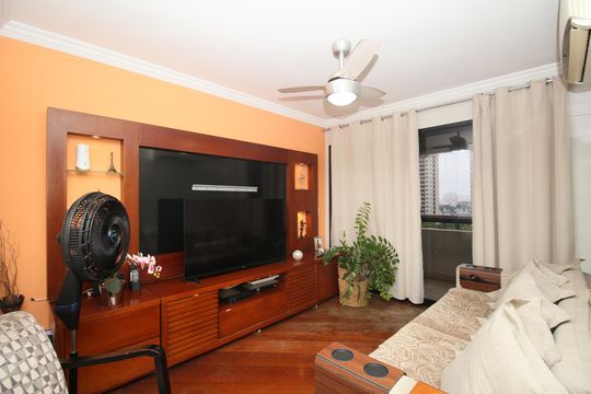 Sala de apartamento à venda com 3 quartos, 85m² em Vila Suzana, São Paulo