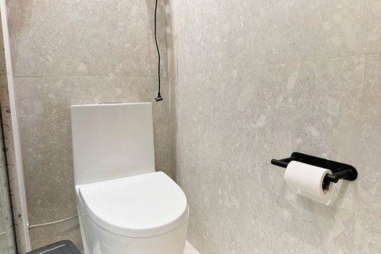 Banheiro de kitnet/studio à venda com 1 quarto, 31m² em Vila Cordeiro, São Paulo