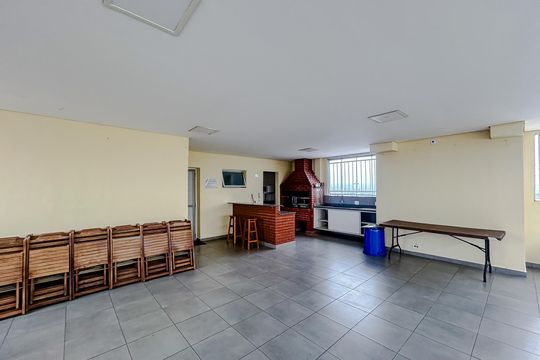 Área comum - Churrasqueira de apartamento à venda com 3 quartos, 62m² em Vila Esperança, São Paulo