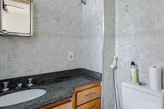 Banheiro da Suíte de apartamento à venda com 3 quartos, 62m² em Vila Esperança, São Paulo