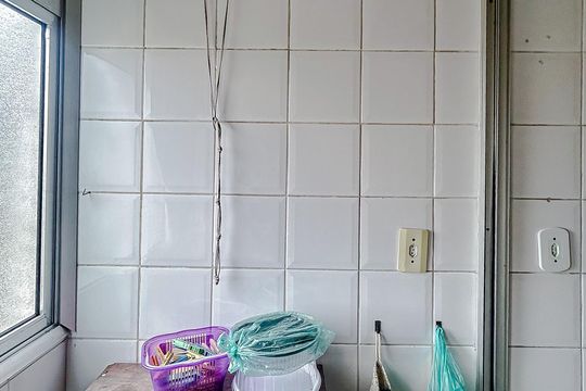 Área de Serviço de apartamento à venda com 3 quartos, 62m² em Vila Esperança, São Paulo