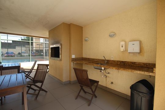 Área comum - Churrasqueira de apartamento para alugar com 2 quartos, 60m² em Marechal Rondon, Canoas
