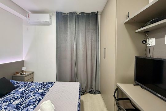 Studio de kitnet/studio para alugar com 1 quarto, 18m² em Jardim Aeroporto, São Paulo