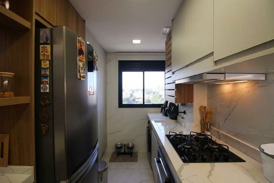 Cozinha de apartamento para alugar com 2 quartos, 55m² em Centro, São Bernardo do Campo