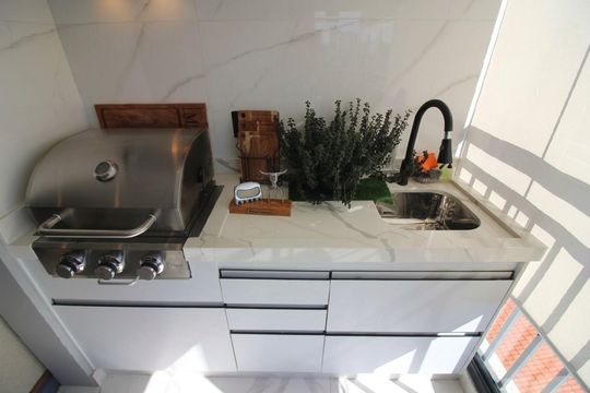 Área Gourmet de apartamento para alugar com 2 quartos, 55m² em Centro, São Bernardo do Campo