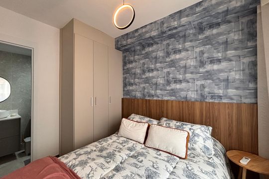 Suíte de apartamento para alugar com 1 quarto, 26m² em Vila Nova Conceição, São Paulo