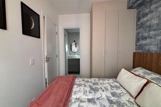 Suíte de apartamento para alugar com 1 quarto, 26m² em Vila Nova Conceição, São Paulo
