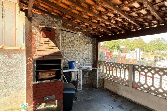 Varanda gourmet de casa para alugar com 2 quartos, 80m² em Eldorado, São Bernardo do Campo