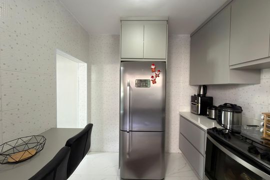 Cozinha de casa para alugar com 2 quartos, 80m² em Eldorado, São Bernardo do Campo
