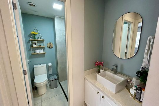 Banheiro de apartamento para alugar com 2 quartos, 35m² em Parque Bristol, São Bernardo do Campo