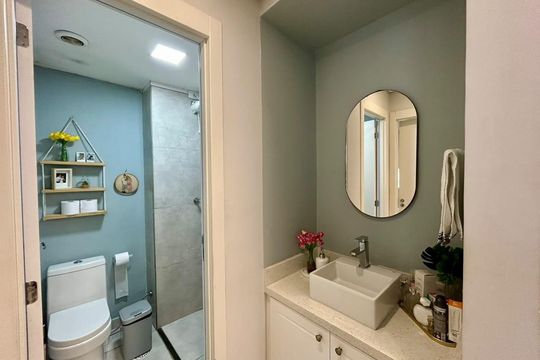 Banheiro de apartamento para alugar com 2 quartos, 35m² em Parque Bristol, São Bernardo do Campo