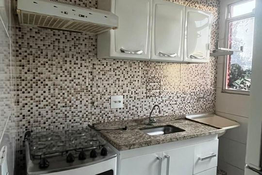 Cozinha de apartamento para alugar com 2 quartos, 44m² em Penha, Campos dos Goytacazes