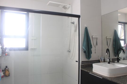 Banheiro de kitnet/studio à venda com 1 quarto, 46m² em Boa Vista, São Caetano do Sul