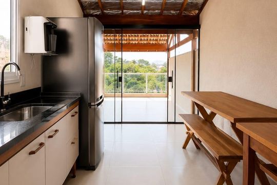 Cozinha de apartamento à venda com 2 quartos, 100m² em Parque Oratório, Santo André