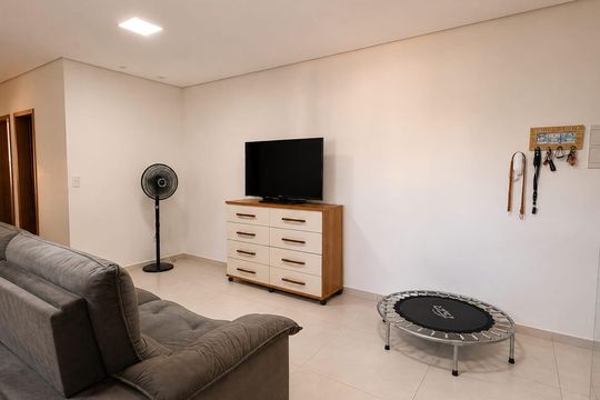 Sala de apartamento à venda com 2 quartos, 100m² em Parque Oratório, Santo André