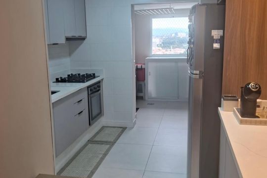 Cozinha de apartamento à venda com 3 quartos, 116m² em Picanço, Guarulhos